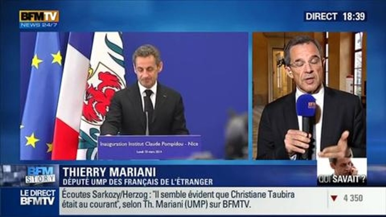 BFM Story: Écoutes téléphoniques de Nicolas Sarkozy: l'UMP réclame une commission d'enquête parlementaire - 11/03