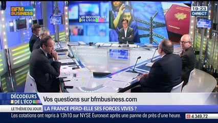 La France perd-elle ses forces vives ?, dans Les Décodeurs de l'éco - 11/03 1/5