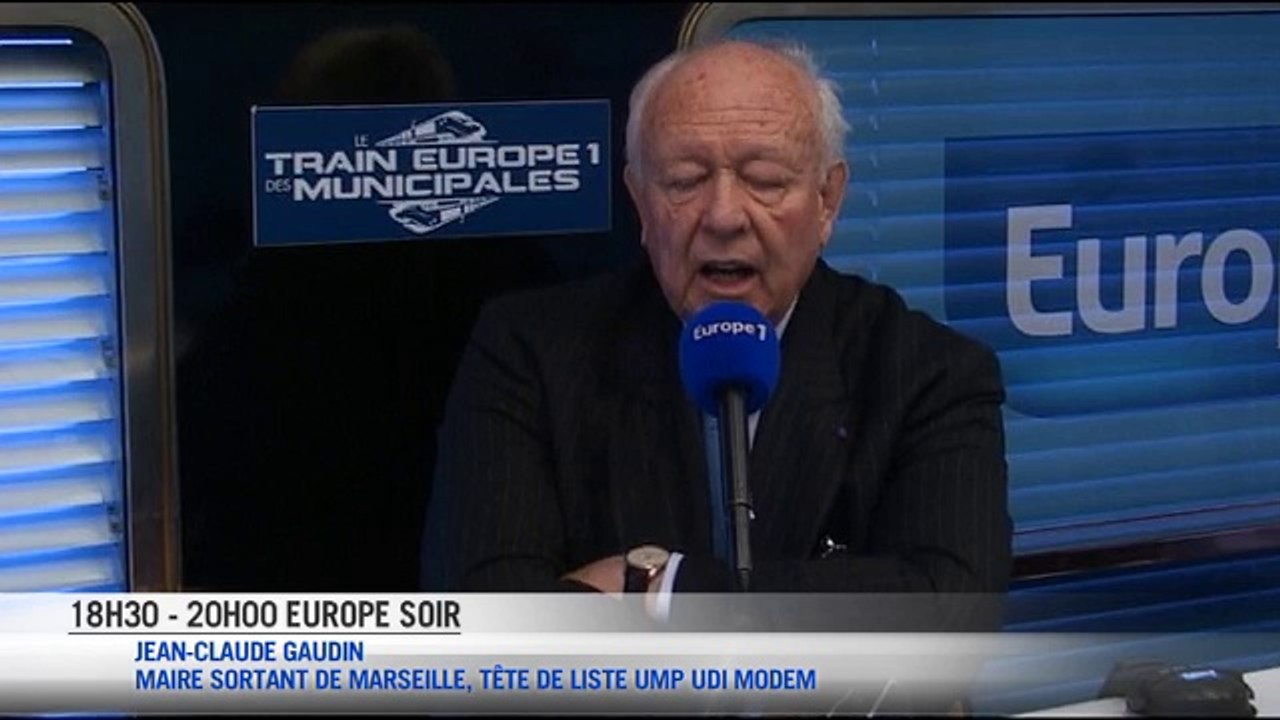 Gaudin : "je veux débattre avec les Marseillais, pas avec ceux qui trouvent que cette ville va mal"