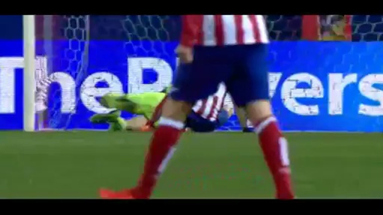 Goal Diego Costa - Atletico Madrid 1-0 Milan - 11-03-2014