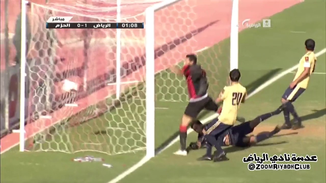 دوري ركاء الدور الأول 2013 - 2014 | هدف محمد الحسينان الأول على الحزم