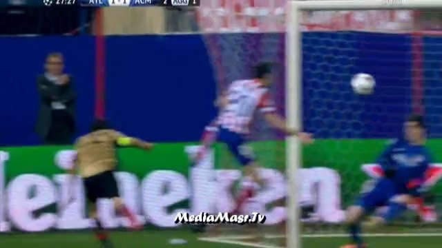 هدف ميلان الأول في أتلتيكو مدريد - دوري أبطال أوروبا - 11/3/2014