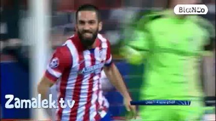 اهداف اتليتكو مدريد و الميلان 4-1 دوري ابطال اوروبا