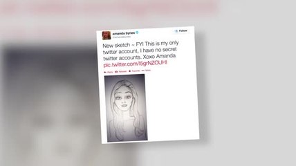 Amanda Bynes Tweets Self-Portrait, Progress Report