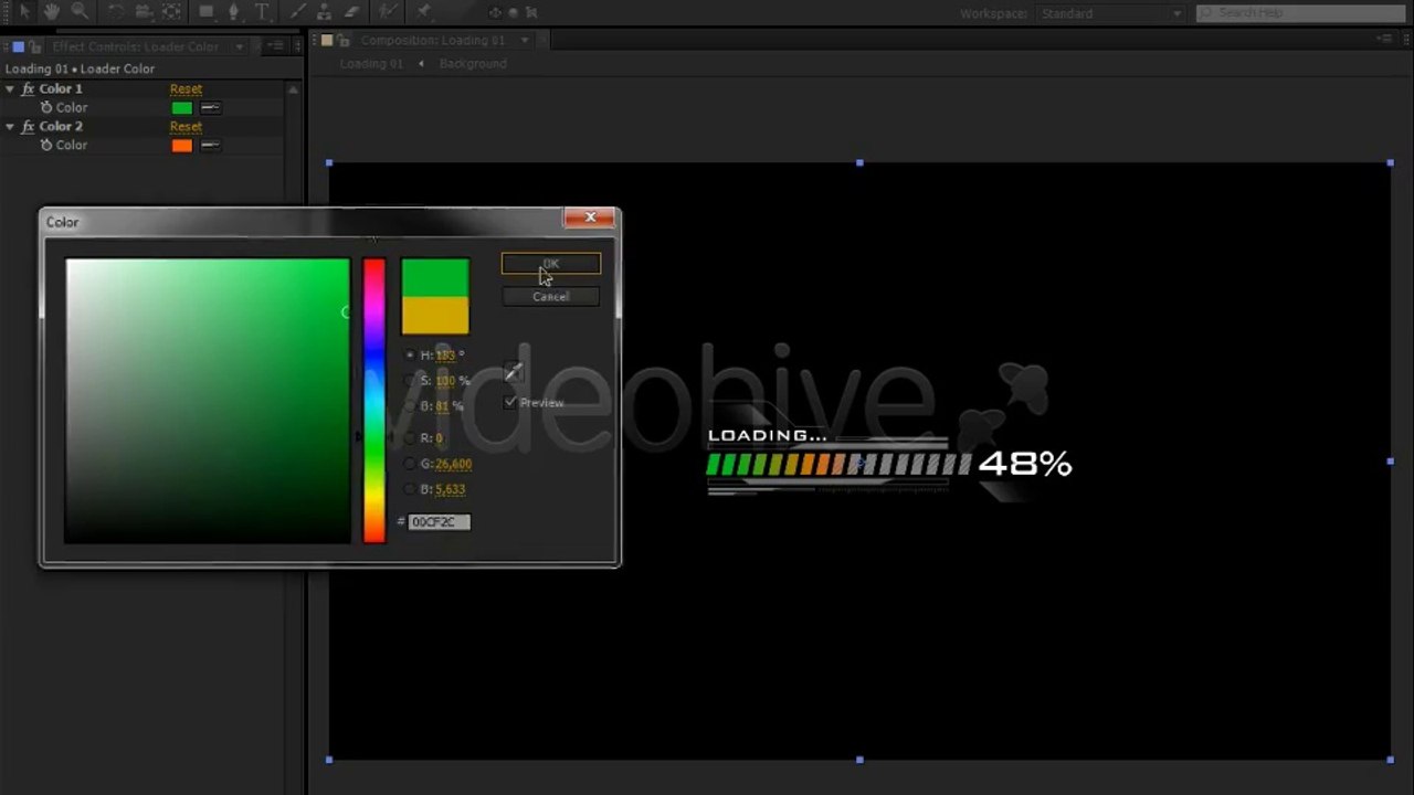 Futuristic Loading Screen - After Effects Template