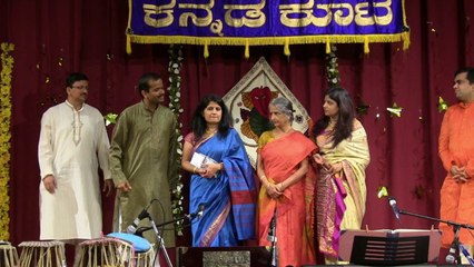 VKK: GANESHA HABBA 2012: BHAAVASANGAMA: SUNITHA & ANITHA ANANTHASWAMY: "ILIDU BAA THAAYE"
