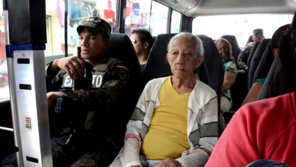 Honduras: militares en los transportes públicos