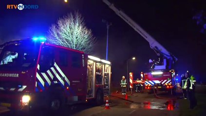 Woning Woldendorp in brand door CV-ketel - RTV Noord