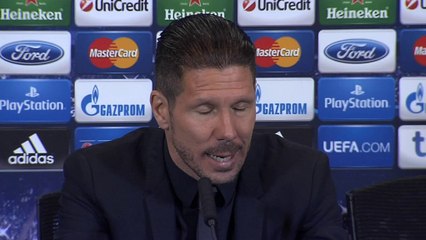 Simeone: "Estamos en el ruedo y tenemos que seguir rodando"