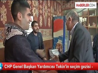 CHP Genel Başkan Yardımcısı Tekin'in seçim gezisi -