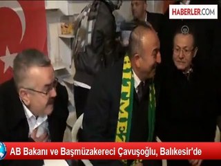 AB Bakanı ve Başmüzakereci Çavuşoğlu, Balıkesir'de