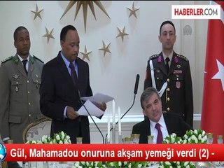 Gül, Mahamadou onuruna akşam yemeği verdi (2) -
