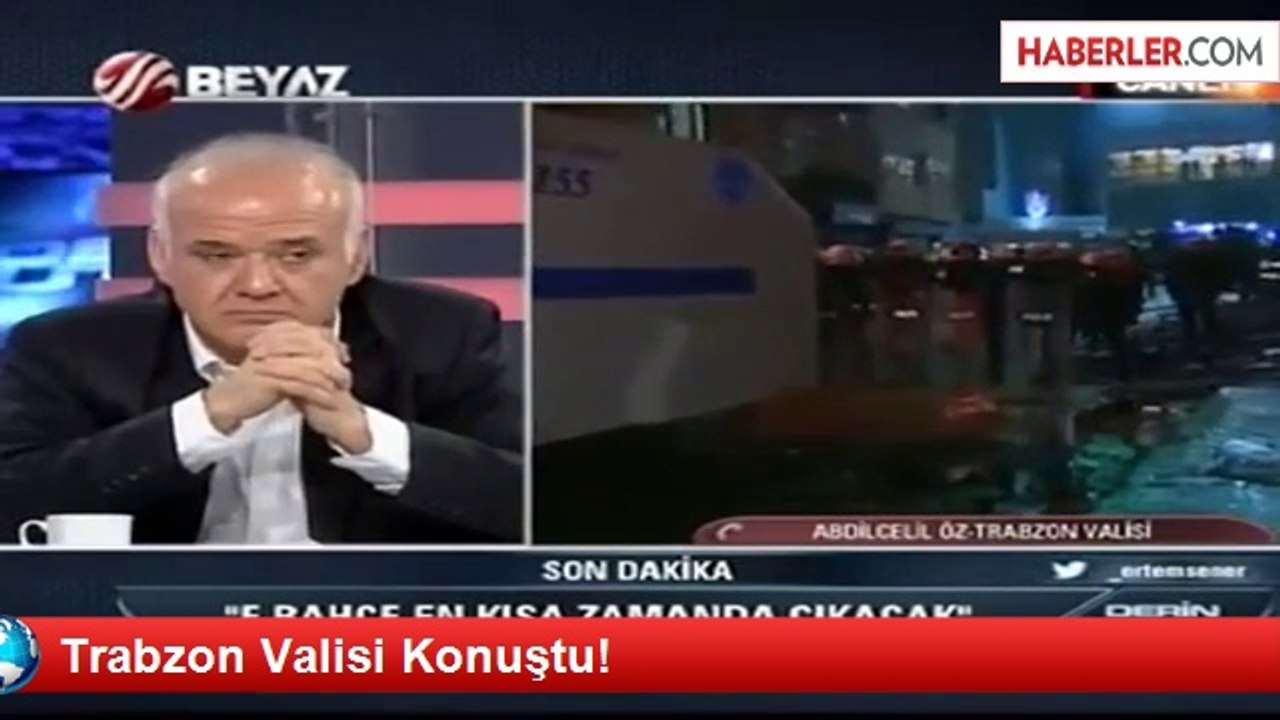 Trabzon Valisi Konuştu!