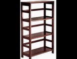 Winsome Wood 3-Shelf Wide Shelving Unit