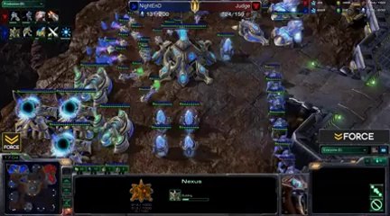 StarCraft 2 - Judge [T] vs NightEnD [P] (Commentary)
