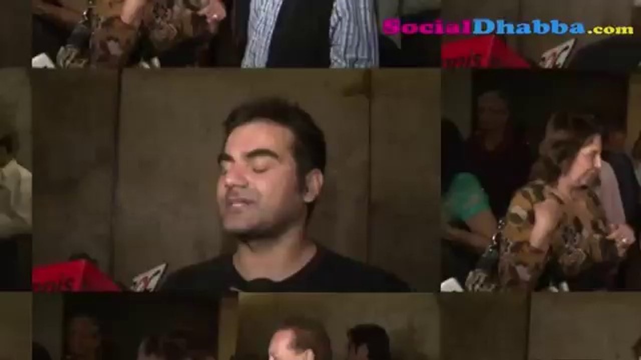Arbaaz Khan and others at Screening of Movie Queen