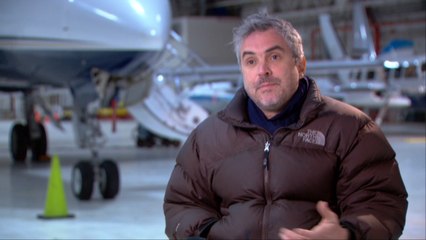 Academy Award Winning Director Alfonso Cuaron On Set Of "Believe"