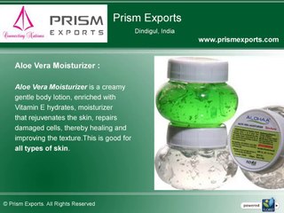 Aloe Vera Products Exporters in India
