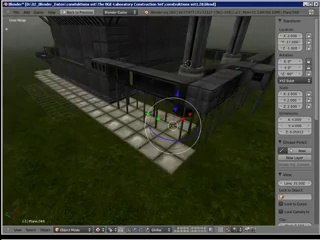 Testing the Construction Set 1.5 in Blender 2.6