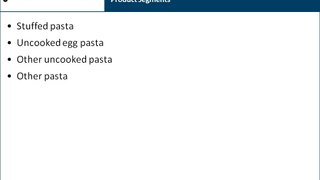 Pasta - Global Markets Package