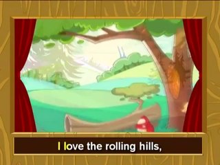 I love the mountains - English Video Songs for Children in Karaoke
