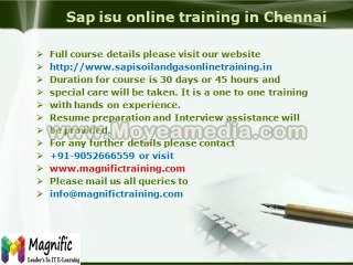 sap isu online training in india
