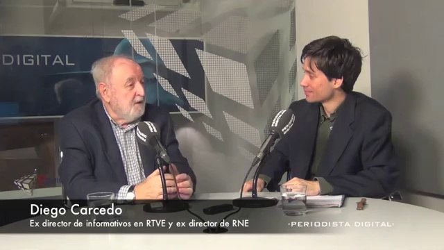 Diego Carcedo, ex director de informativos de RTVE. 11-3-2014