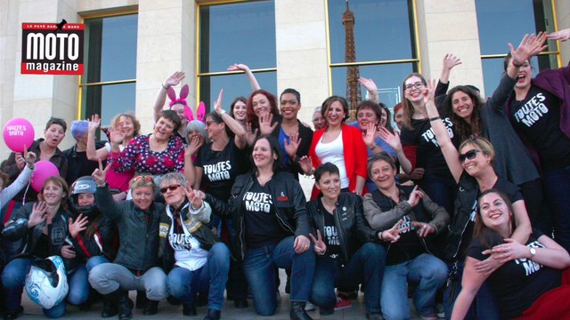 Toutes en moto 2014 : 1.500 motardes défilent à Paris !