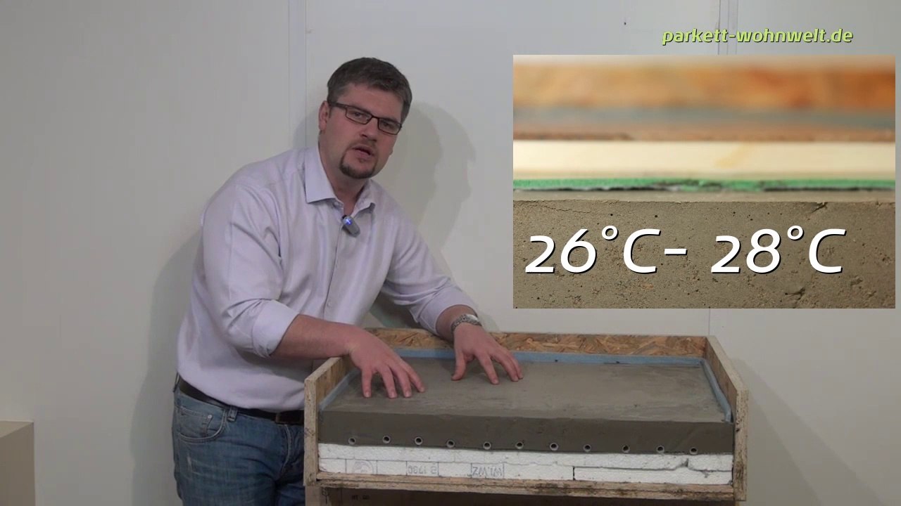 Vinylboden auf Fußbodenheizung