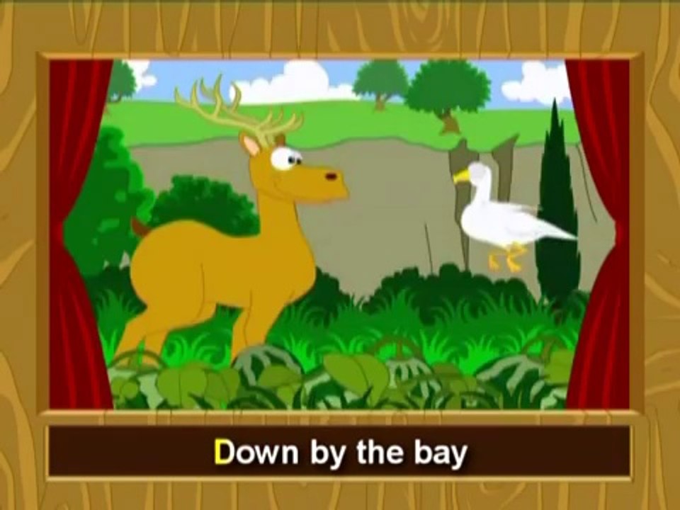 Down by the bay - English Video Songs for Children in Karaoke
