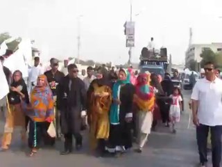 Aafia Release Rally with American Scholar Mauri Saalakhan in Karachi Mar 5 - 2014