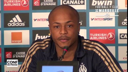 Pour André Ayew, l'OM ne peut pas être comparé avec le PSG et Monaco
