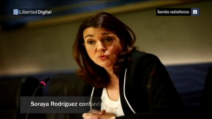 Los lapsus de Soraya Rodríguez