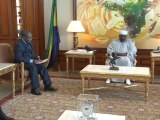 Audience accordée par le Président gabonais Ali Bongo Ondimba à Pierre Moussa, Président de la CEMAC