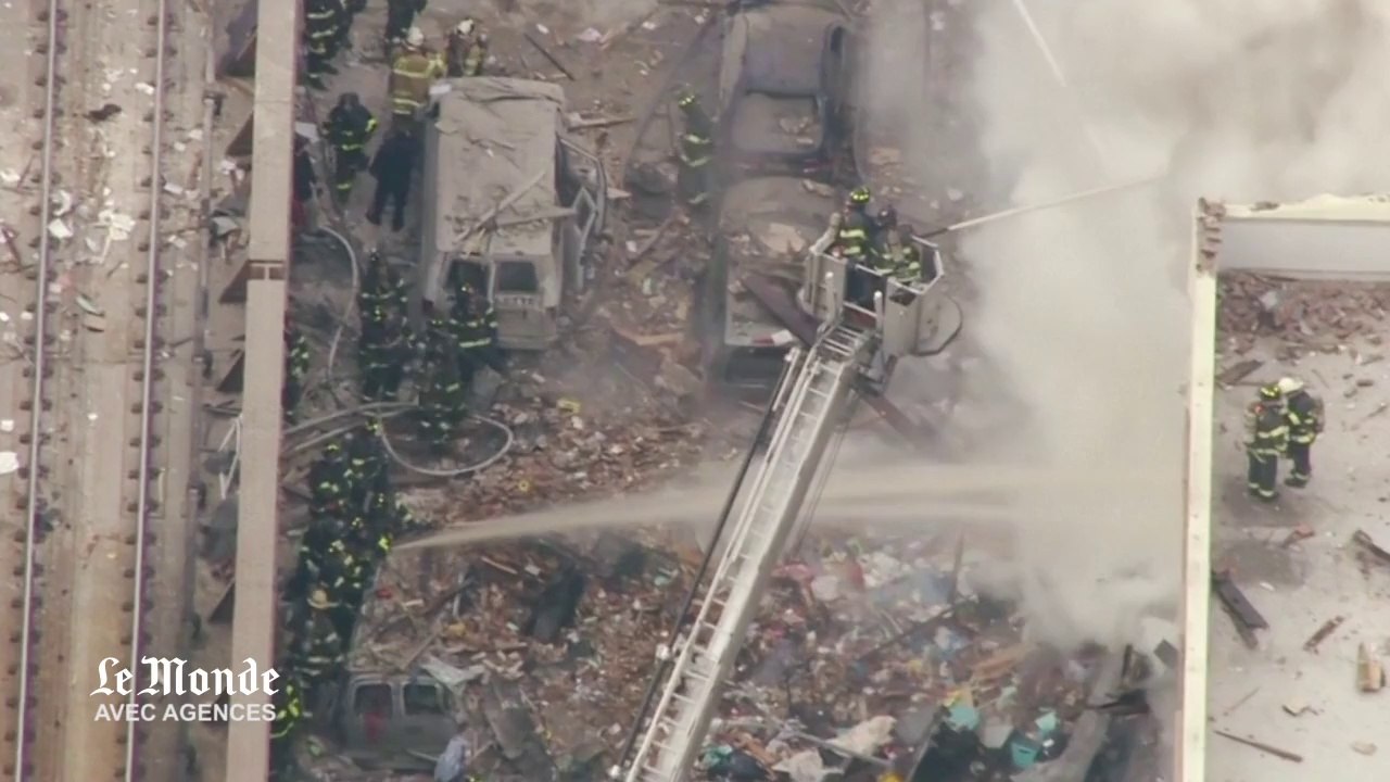 Explosion à New York : les premières images, vues du ciel