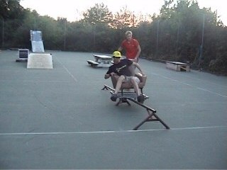 Un beau grind en feign skate