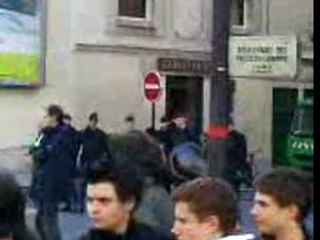 Manif lycéenne pour les sans-papiers