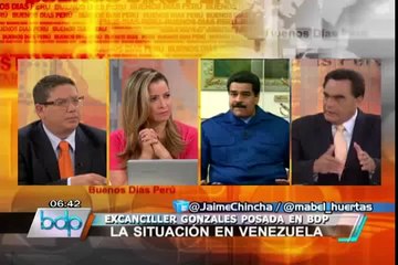 Gonzales Posada: Humala no se pronuncia por alineamiento con el Chavismo