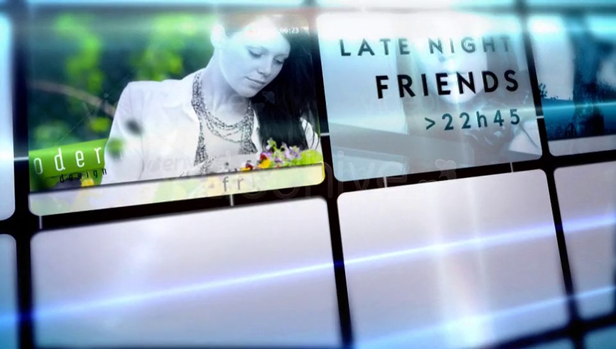 Broadcast TV Channel Video Wall Weekly Promo