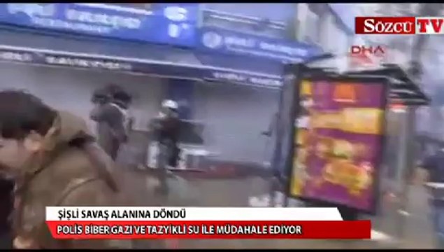 Şişli savaş alanına döndü