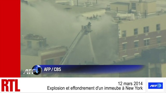 VIDÉO - New York : les premières images des immeubles effondrés