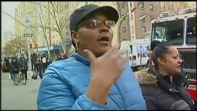 Les secours à pied d'œuvre après l'explosion d'un immeuble à New York