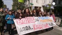 Greek public sector workers strike over job cuts
