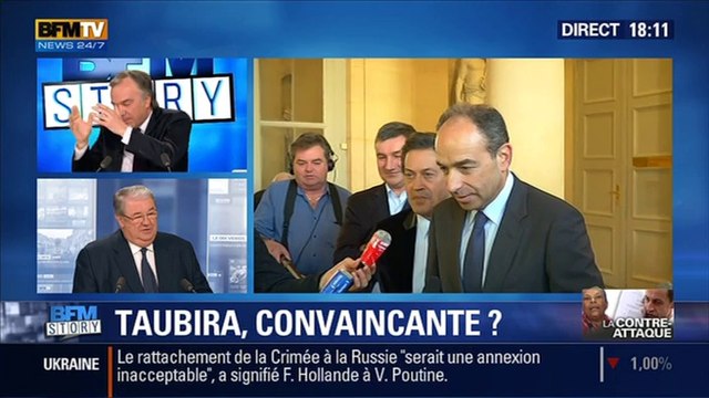 BFM Story: Nicolas Sarkozy sur écoute: Christiane Taubira et Manuel Valls ont-ils-été au courant ? - 12/03