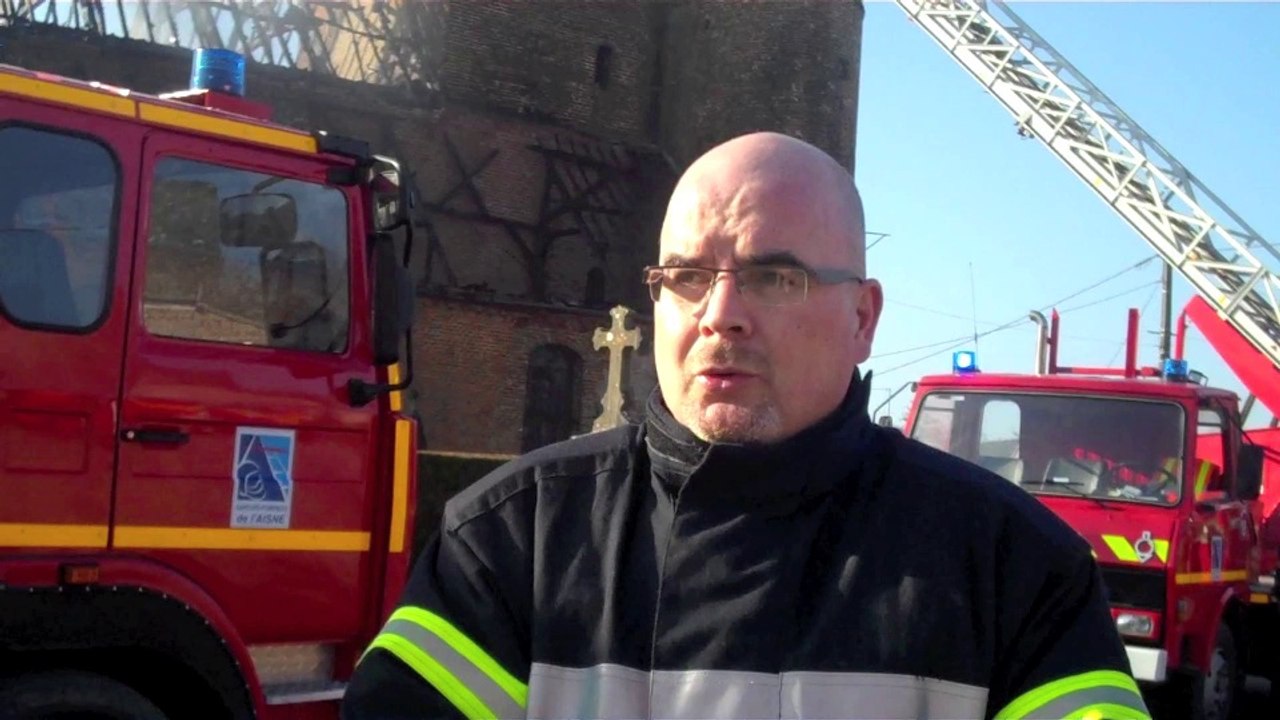 L'église de Lerzy détruite par un incendie