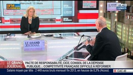 Pascal Lamy, ancien directeur général de l’Organisation mondiale du commerce et président d’honneur de Notre Europe, dans Le Grand Journal - 12/03 3/4