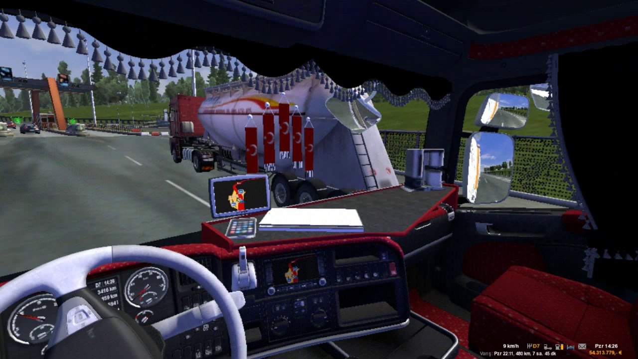 ets 2 Güneş Lojistik devaneli19 Sefer defteri sefer no 5