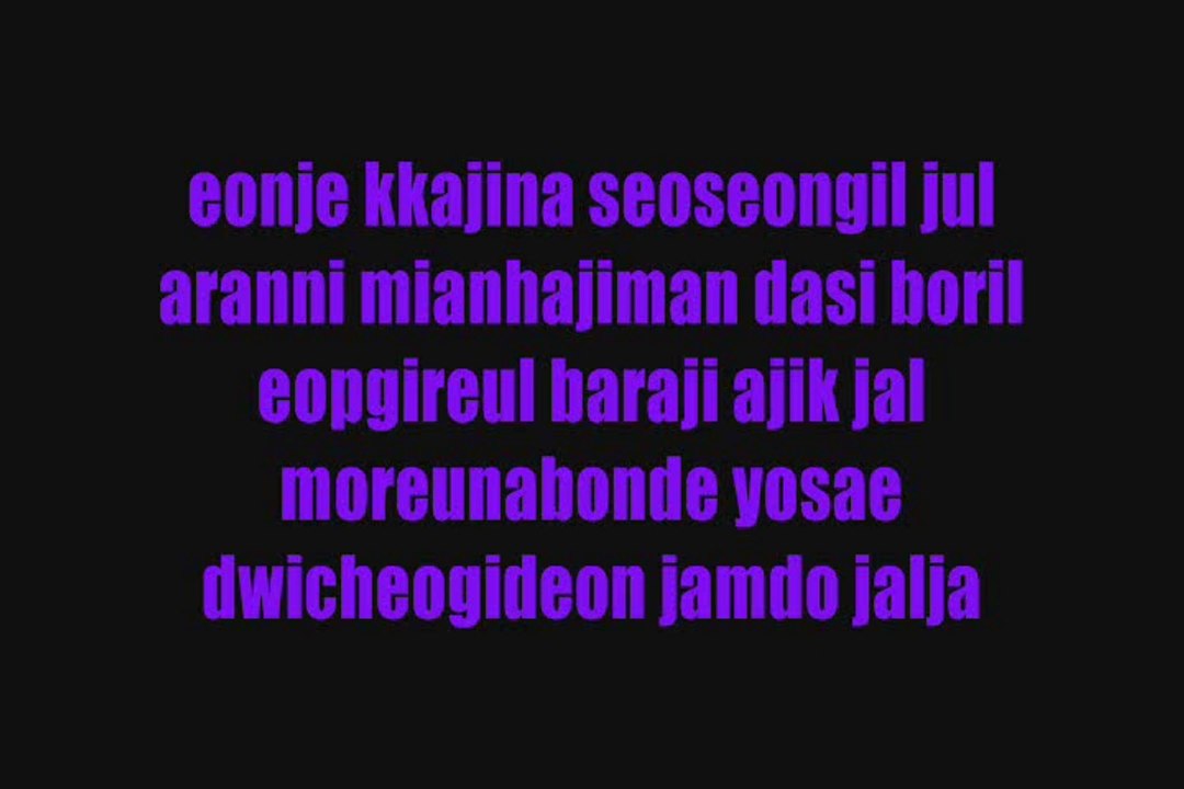 SPEED - Why I'm Not (Colour Coded Lyrics)