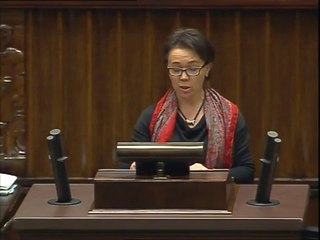 Poseł Aleksandra Trybuś - Wystąpienie z dnia 12 marca 2014 roku.