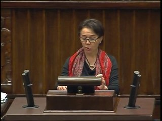 Poseł Aleksandra Trybuś - Wystąpienie z dnia 12 marca 2014 roku.